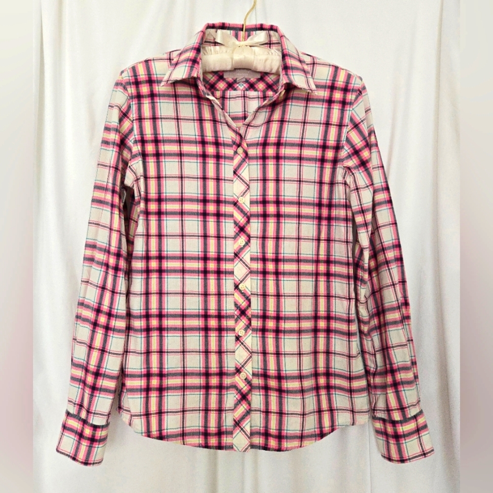 ( Banana Republic ) Soft Wash Long-Sleeve Plaid Shirt